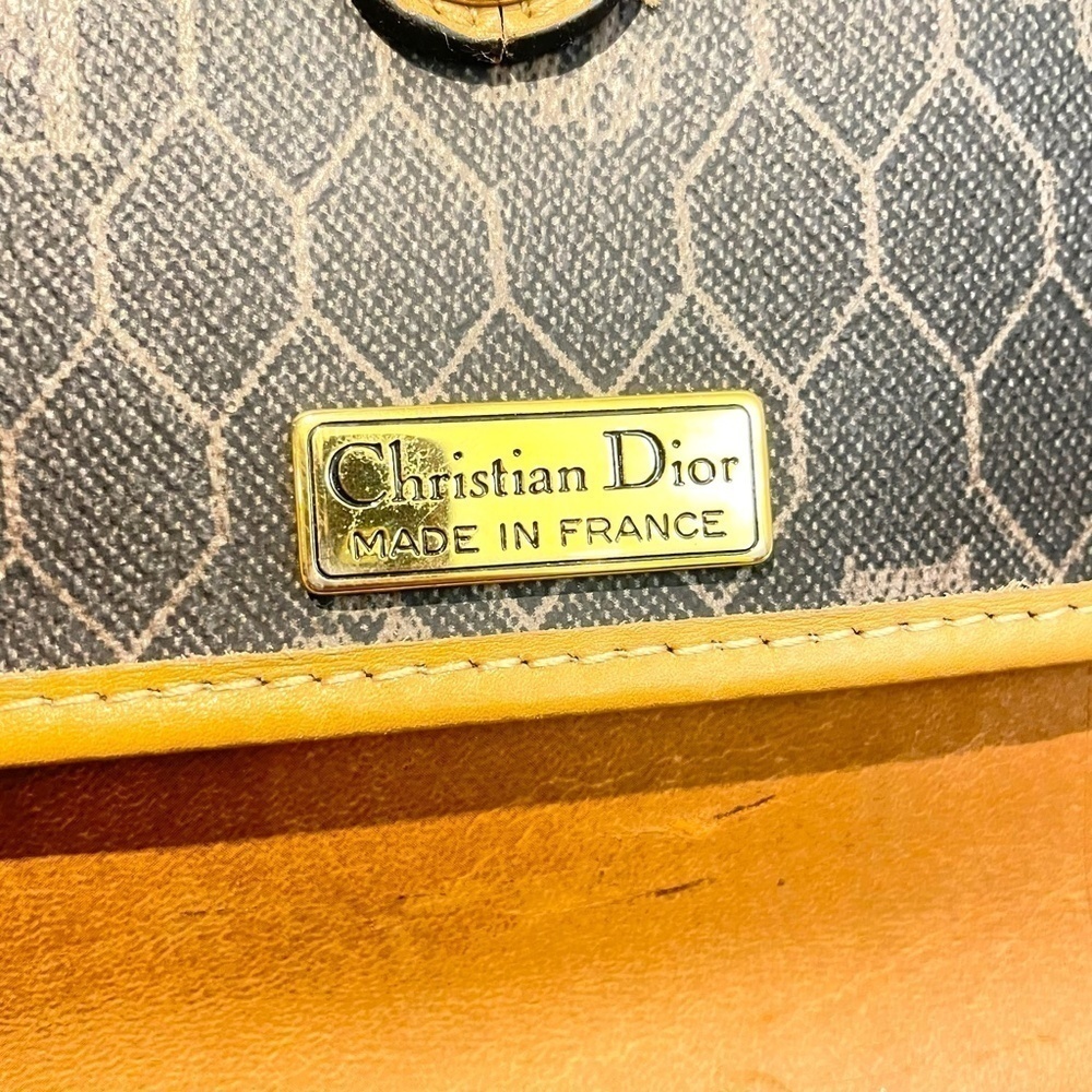 LEATHER Christian Dior Honeycomb Crossbody Purse - Picture 10 of 16